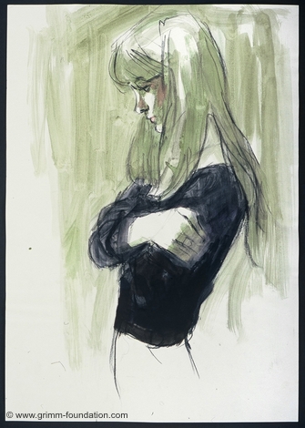 Gerd Grimm, M&auml;dchen mit schwarzem Pulli 